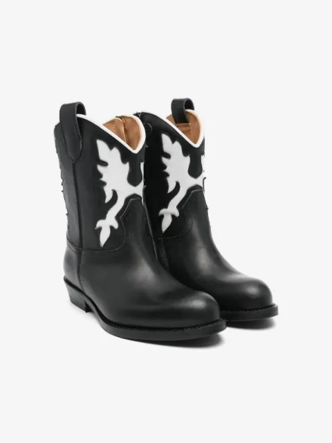 Gallucci Kids colourblock cowboy boots