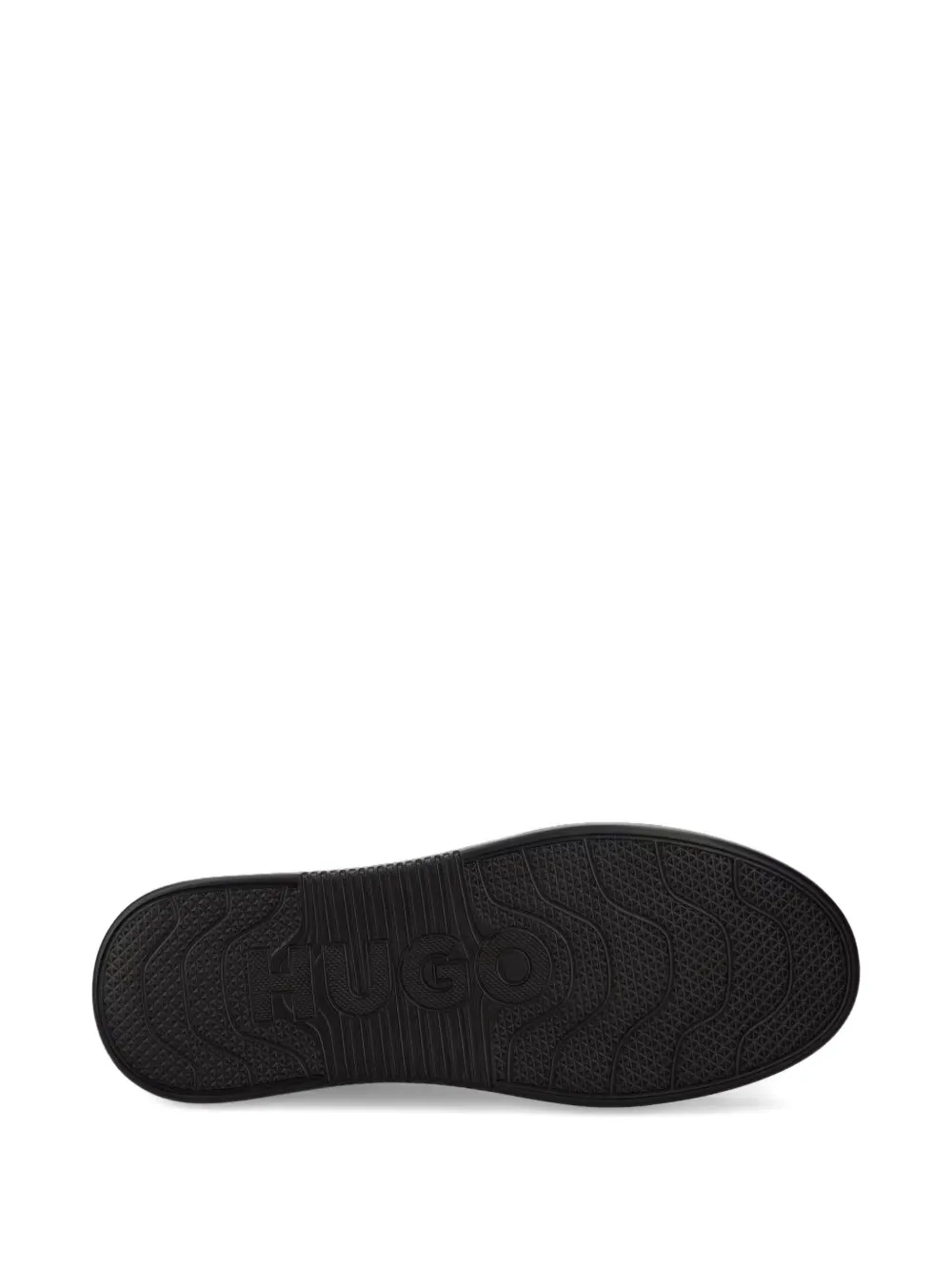 HUGO leather sneakers Black