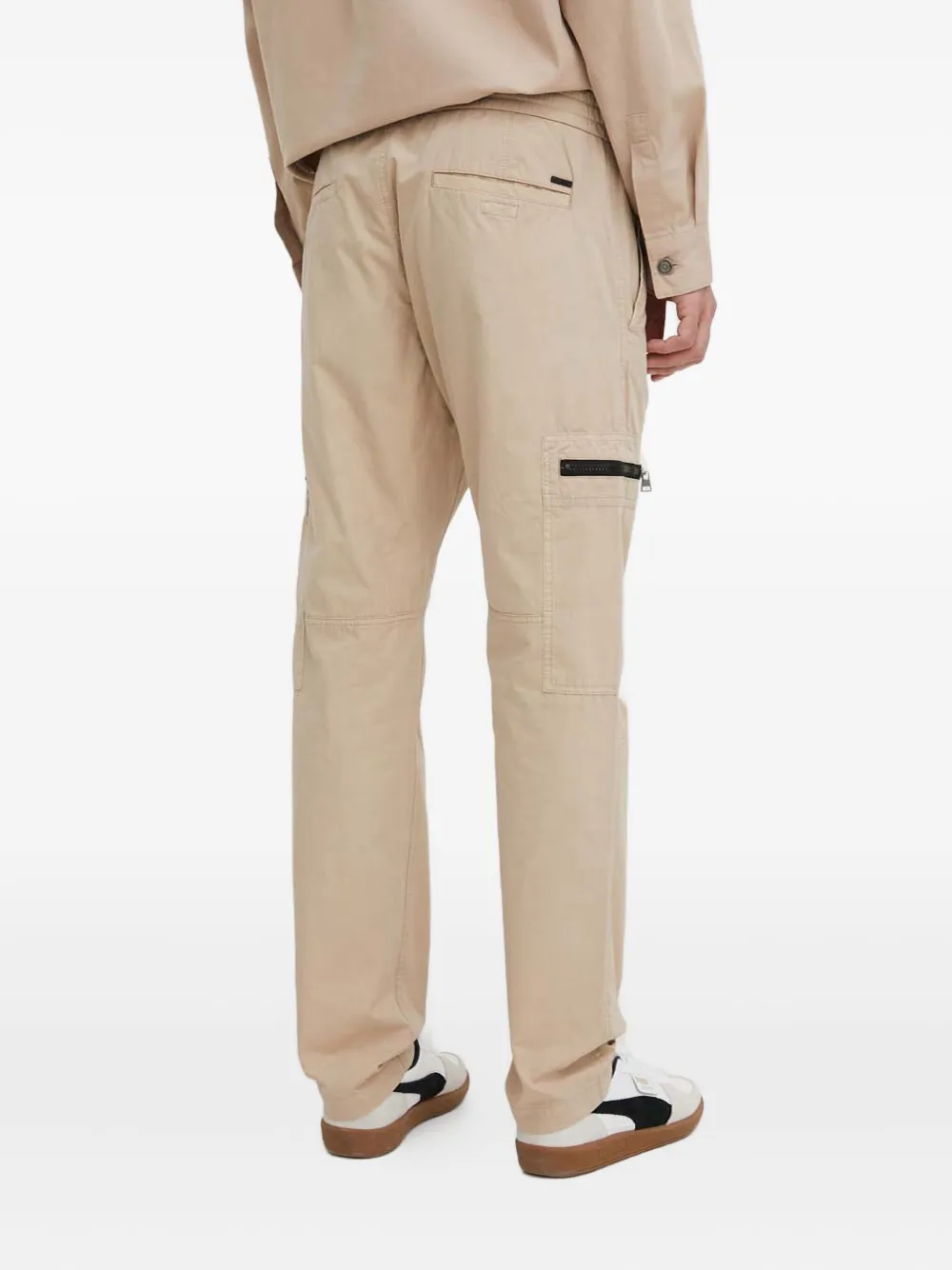 HUGO Trainingsbroek met trekkoord Beige