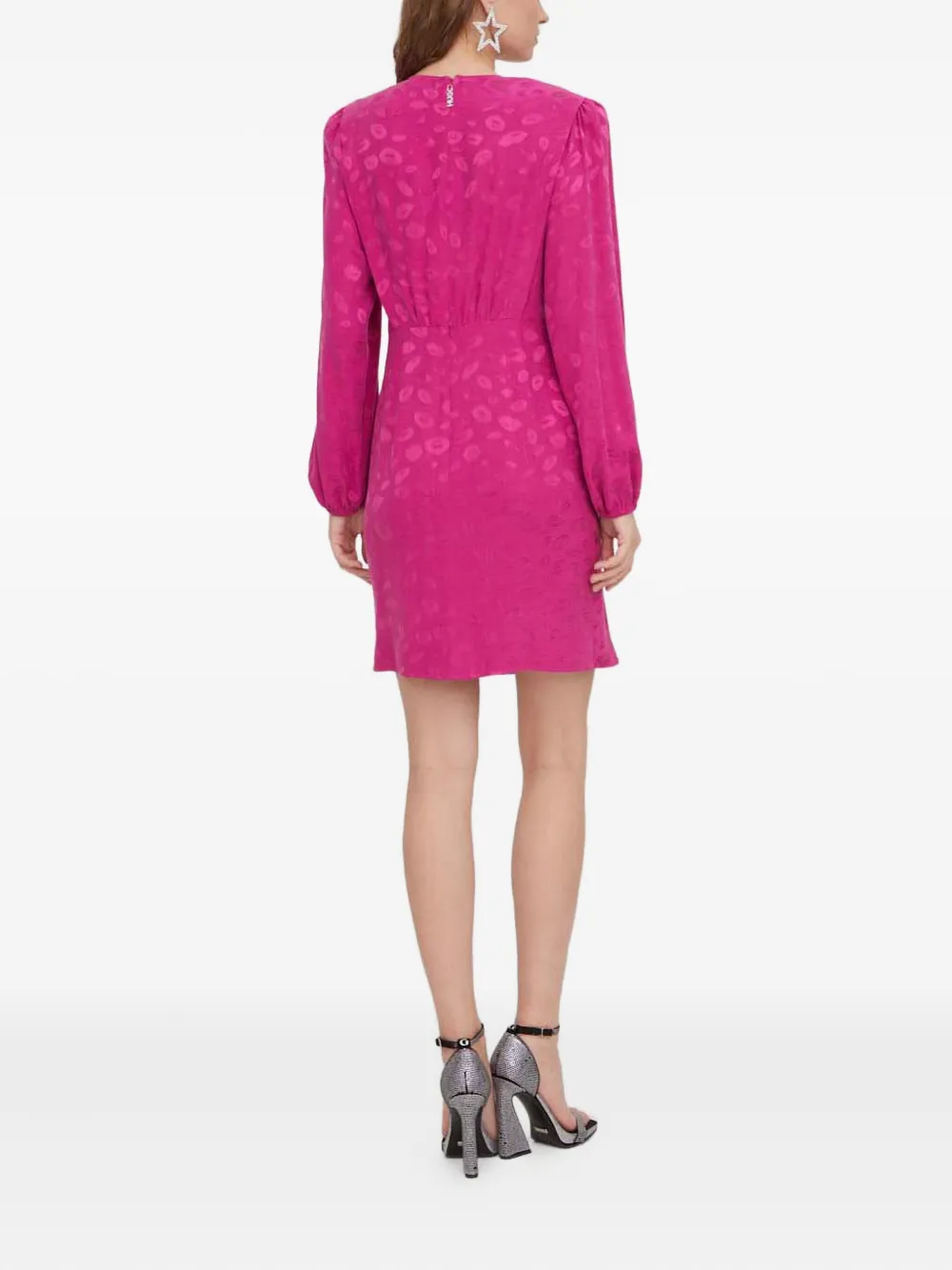 HUGO Mini-jurk met gedraaid detail - Roze