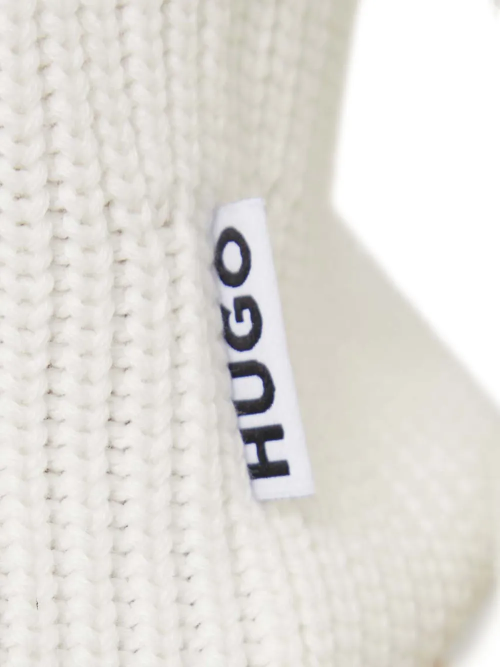 HUGO Trui met diepe ronde hals Wit