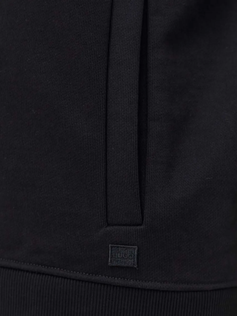 HUGO Hoodie met trekkoord Zwart