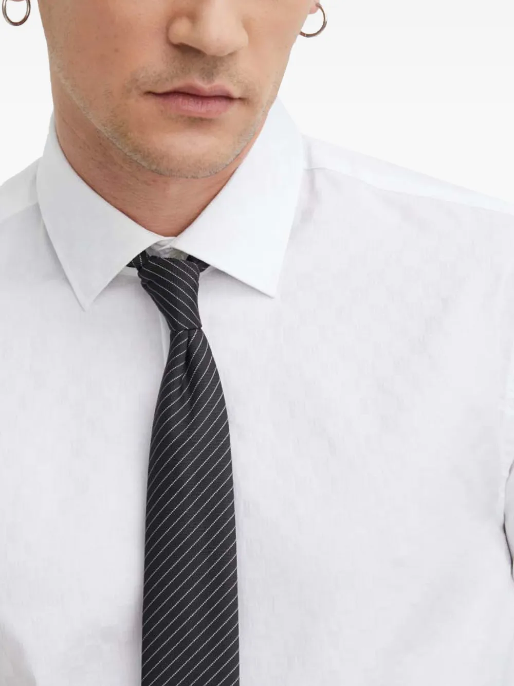 HUGO Kenno overhemd met patroon Wit