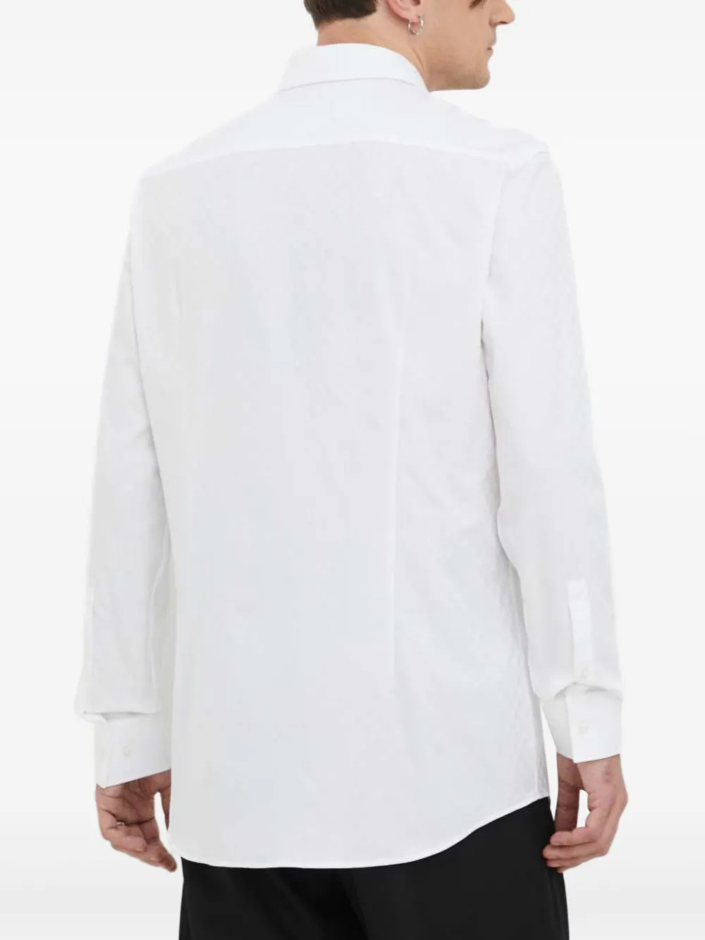 HUGO Kenno overhemd met patroon Wit