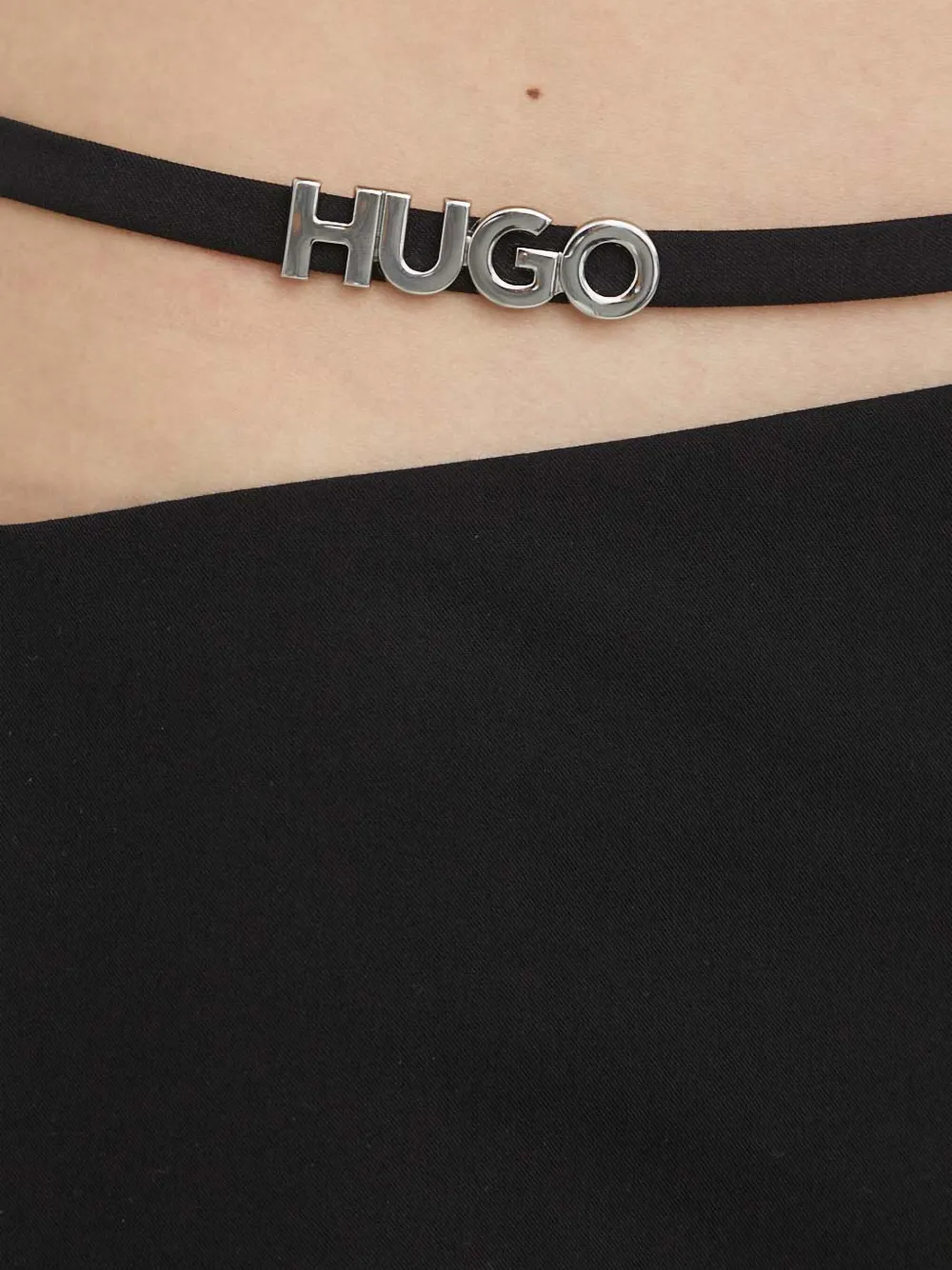 Hugo Boss Logo-detail Mini Skirt In Black