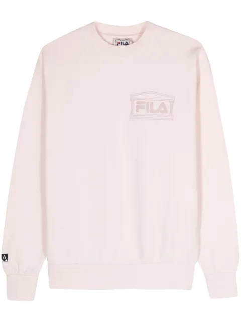 Fila logo-print cotton sweatshirt