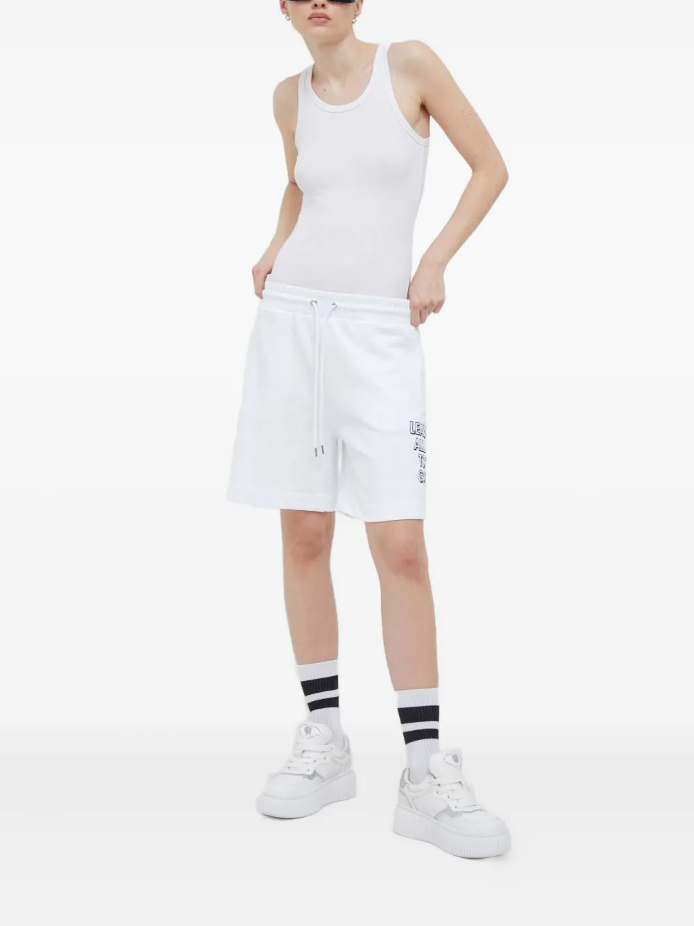 Iceberg drawstring graphic-print shorts | Short Shorts | Image 2