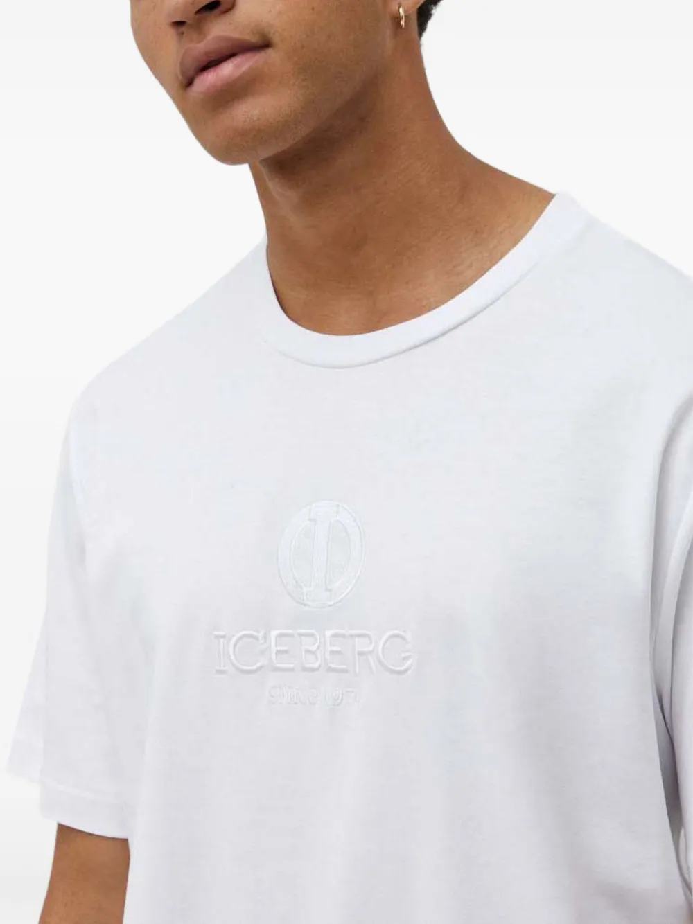 Iceberg T-shirt met logo Wit