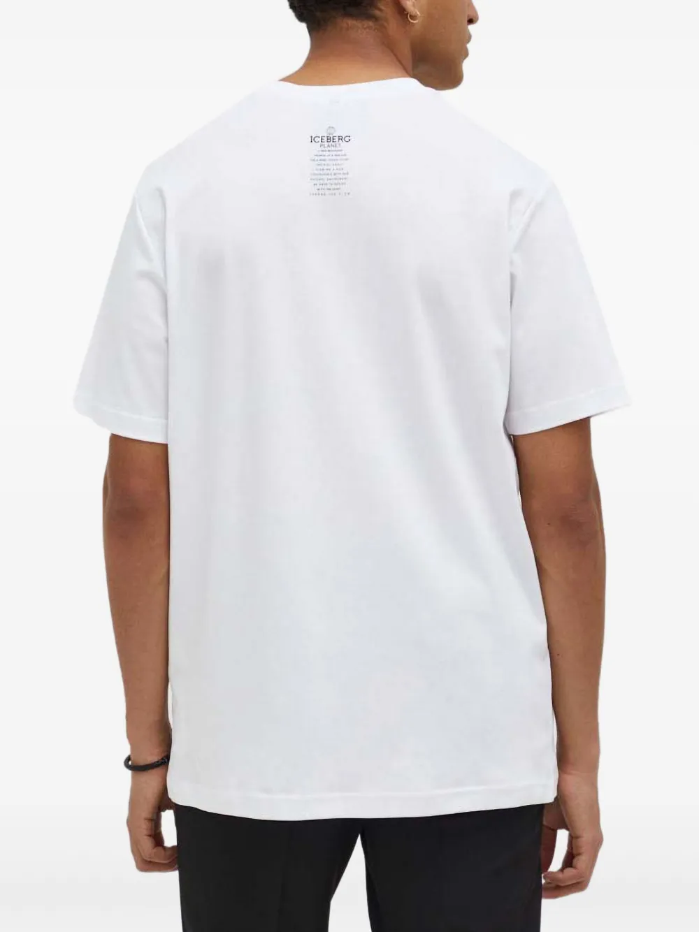 Iceberg T-shirt met logo Wit