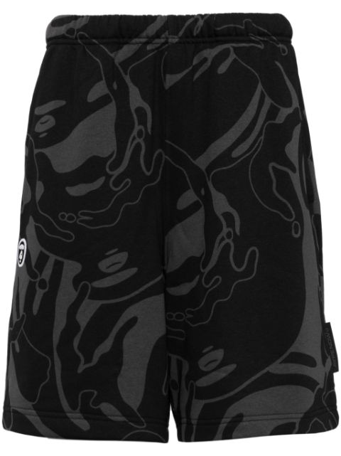 AAPE BY *A BATHING APE abstract-print jersey track shorts Men