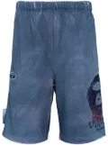 AAPE BY *A BATHING APE® logo-embroidered track shorts - Blue