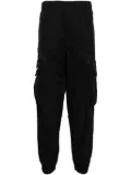 AAPE BY *A BATHING APE® logo-appliqué tapered cargo trousers - Black