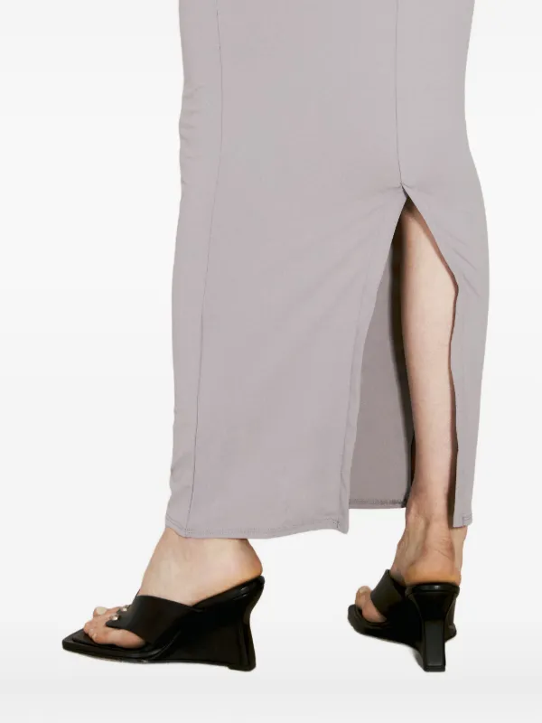 ENTIRE STUDIOS Fitted Maxi Dress | Grey | FARFETCH