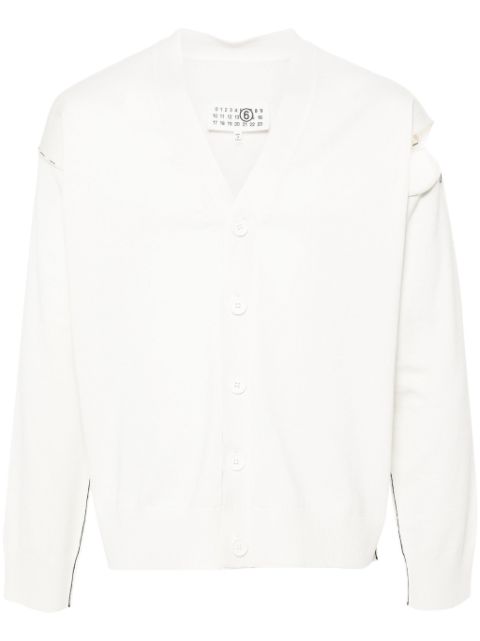 MM6 Maison Margiela cut-out detail cardigan Men