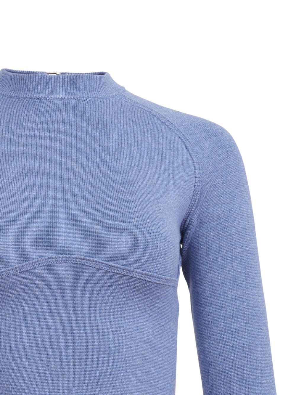 Fleur Du Mal seam-detail sweater - Blauw