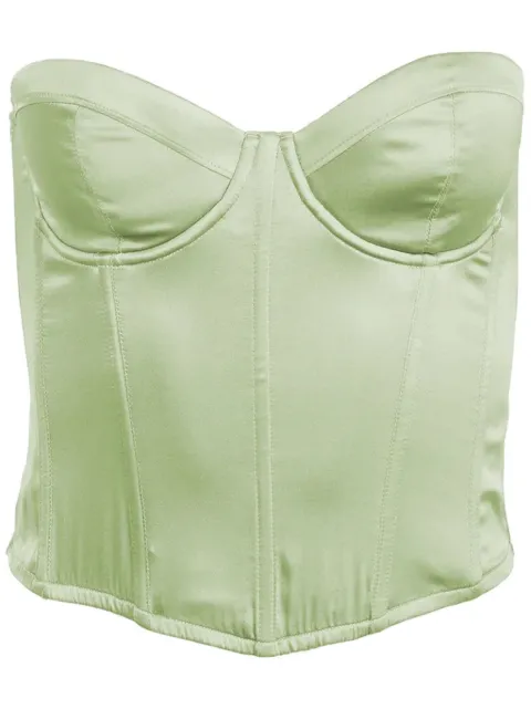 Fleur Du Mal top estilo bustier Hamptons