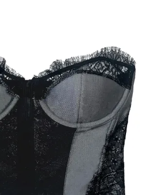 fleur du mal コルセット トップ 黒 Fleur Du Mal ウィメンズ ベスト＆タンクトップ通販 - FARFETCH