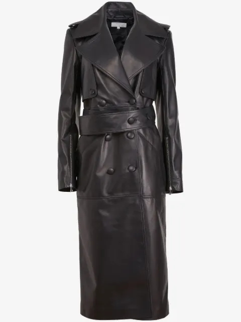 Fleur Du Mal Moto leather trench coat
