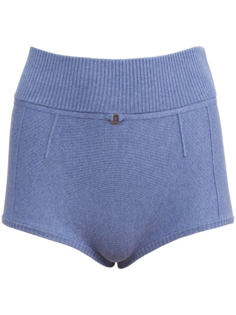 Fleur Du Mal knitted mini shorts