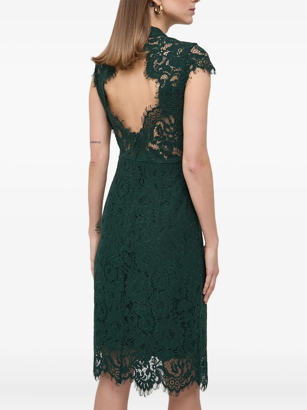 IVY OAK Jurk met hoge hals Groen