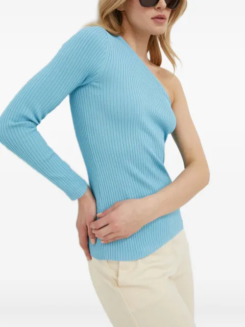  IVY OAK one-shoulder ribbed top