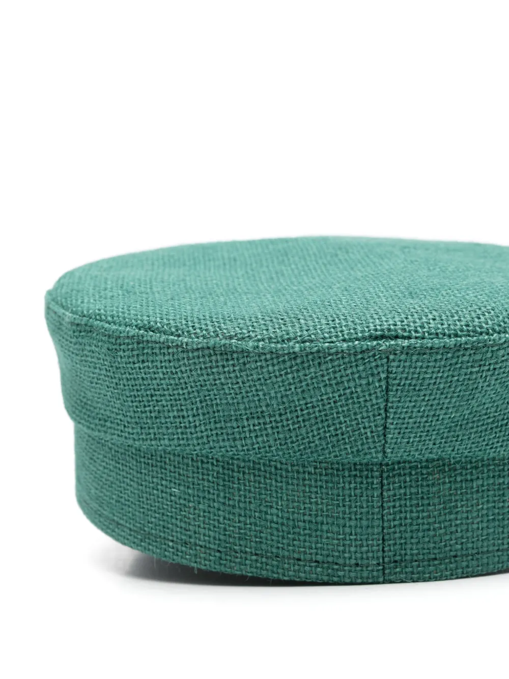 Ruslan Baginskiy jute baker boy cap - Groen