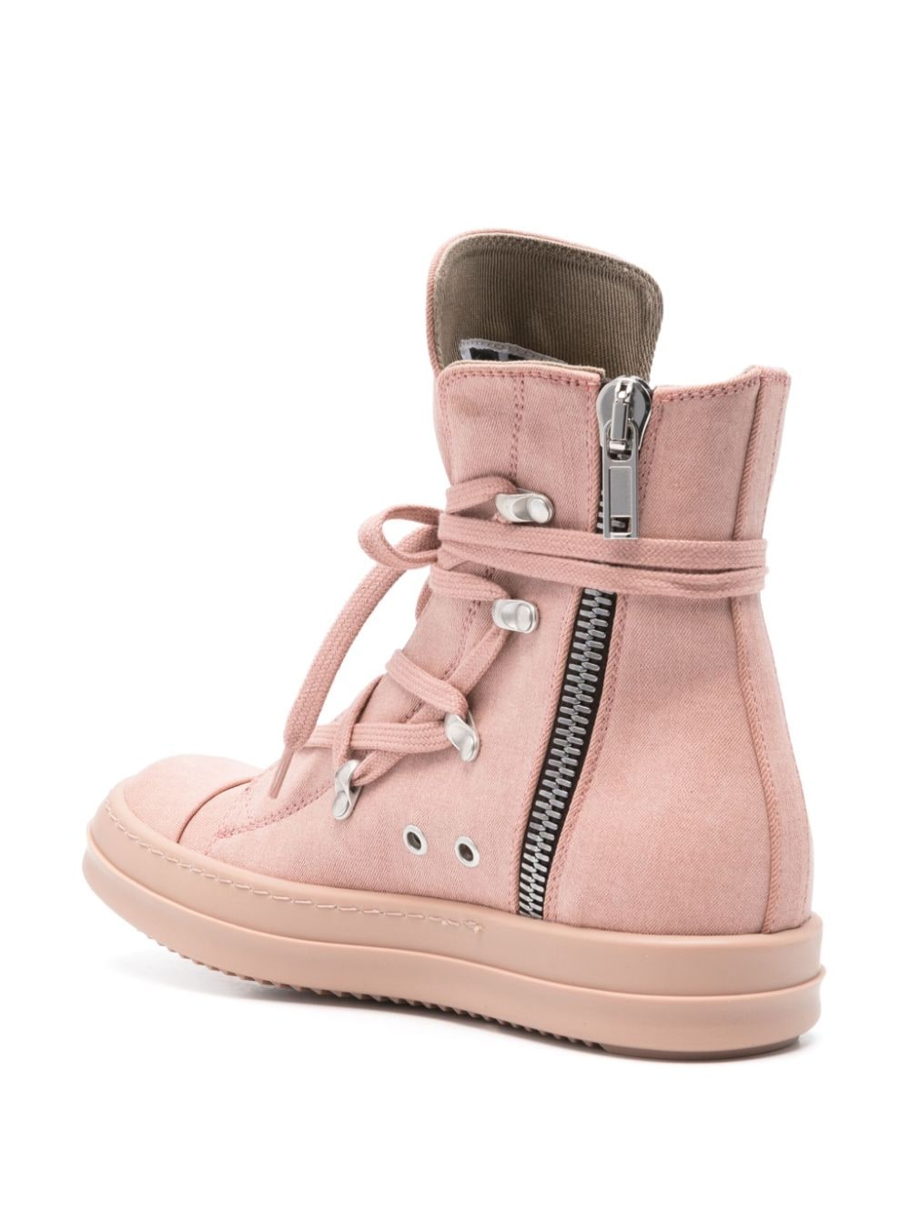 Shop Rick Owens Drkshdw Hexa High-top Sneakers In Pink