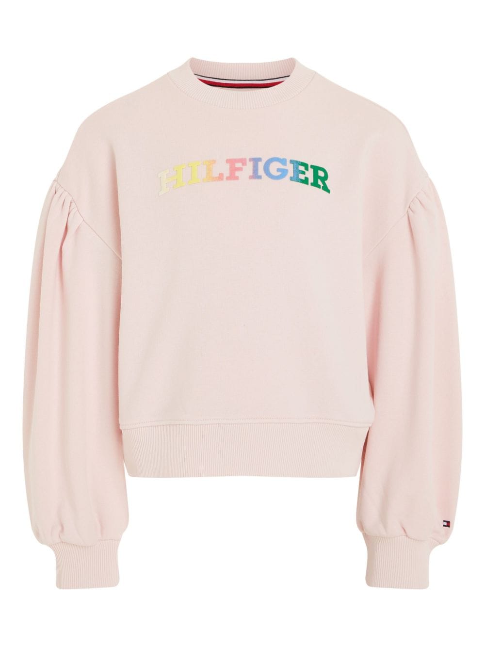 Tommy Hilfiger Junior Kids' Balloon-sleeve Sweatshirt In Pink