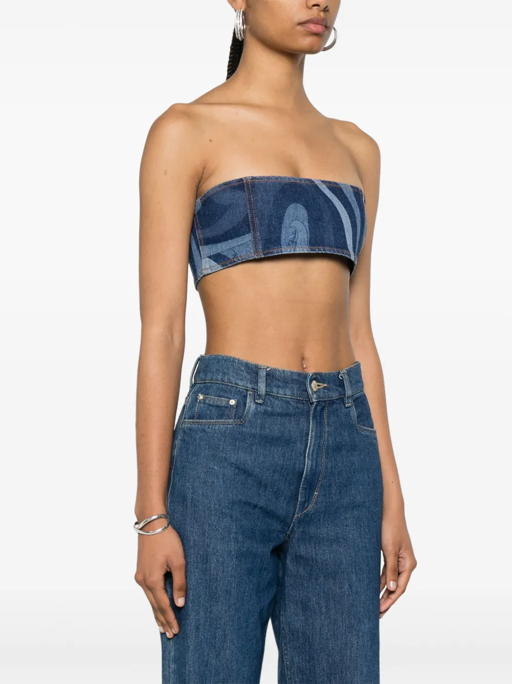 PUCCI Top met print Blauw