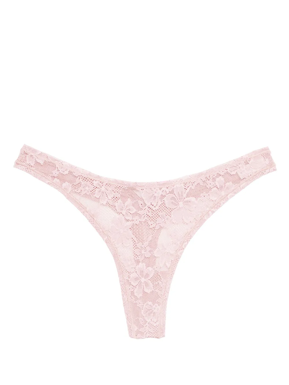Fleur Du Mal Le Stretch kanten string Roze