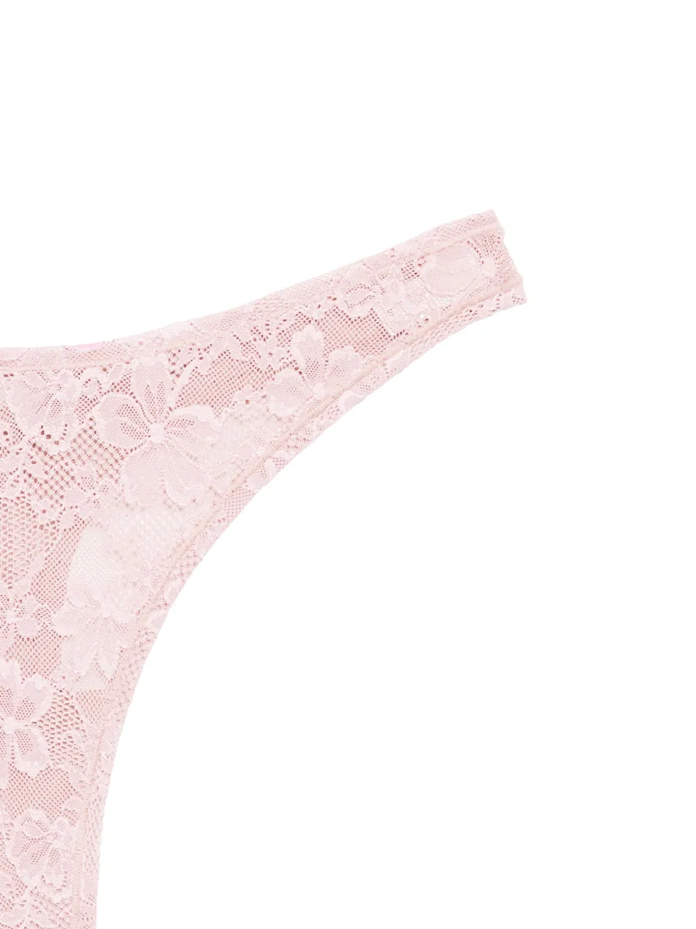 Fleur Du Mal Le Stretch kanten string Roze