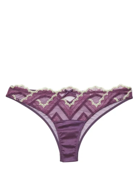 Fleur Du Mal Hendrix embroidered cheeky briefs