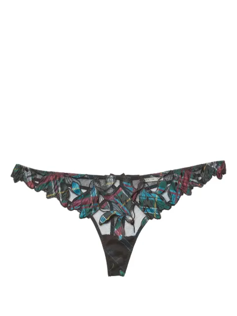 Fleur Du Mal tanga Lily bordada