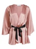 Fleur Du Mal angel-sleeve robe - Pink