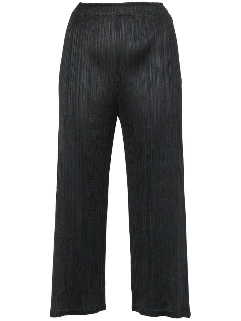 Shop Issey Miyake Monthly Colors: March Pleated Trousers In Grey