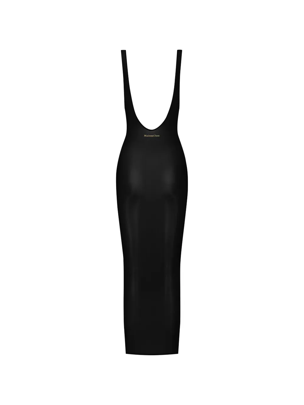 Maison Close Double Sens shapewear maxi-jurk Zwart