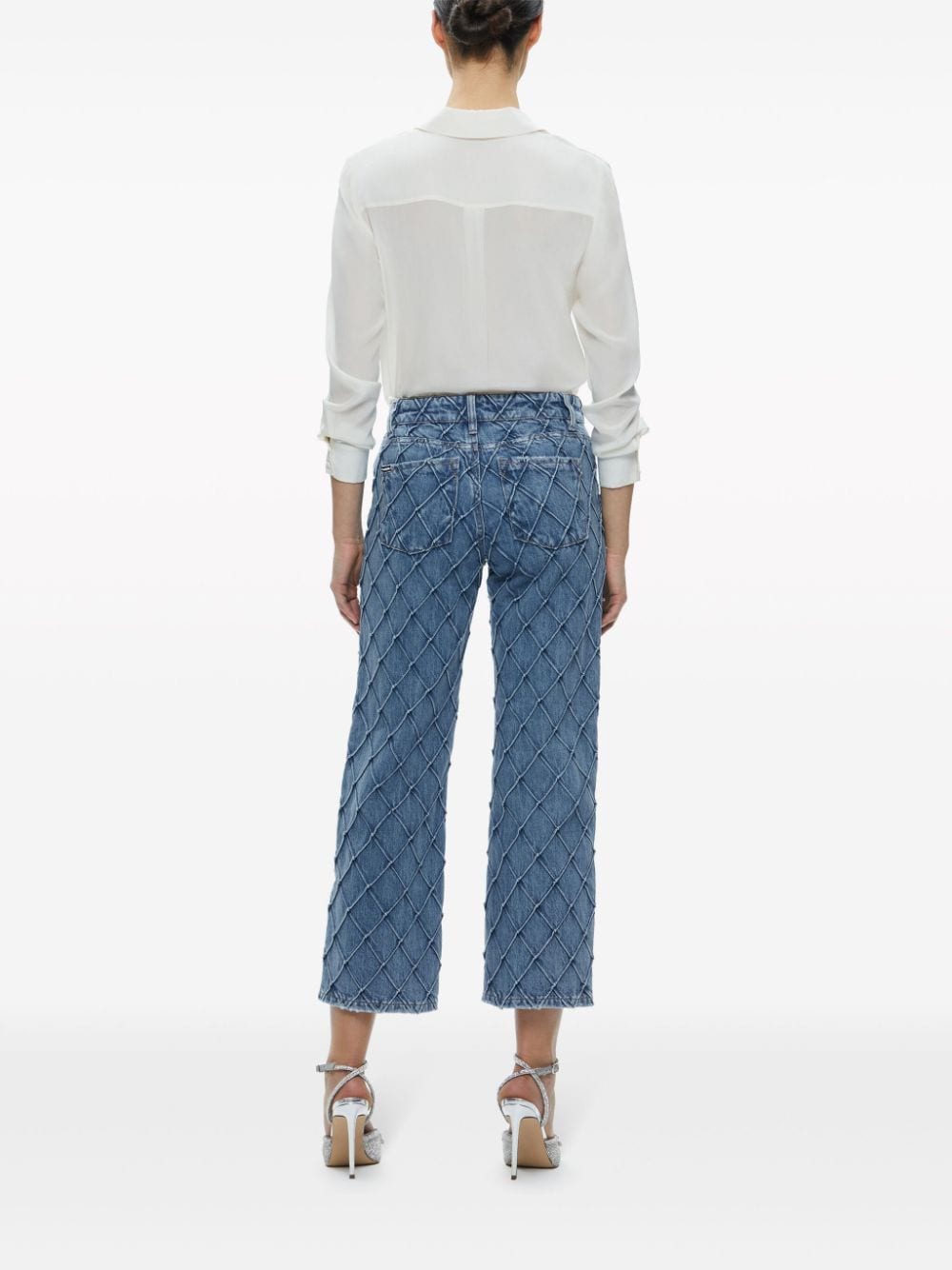 alice + olivia Cropped jeans Blauw