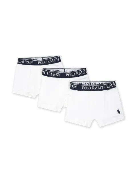 Ralph Lauren Kids lot de trois boxers à logo