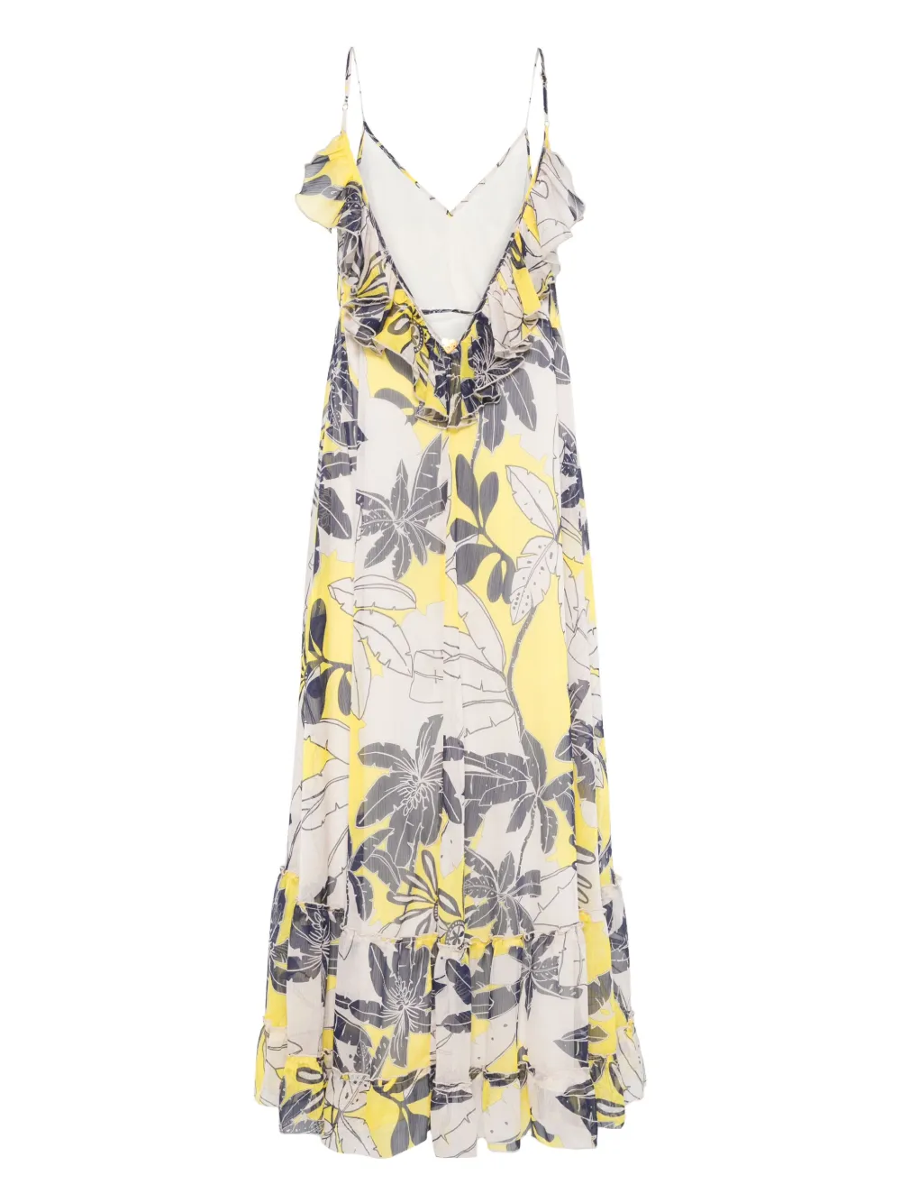 TWINSET printed creponne dress - Beige