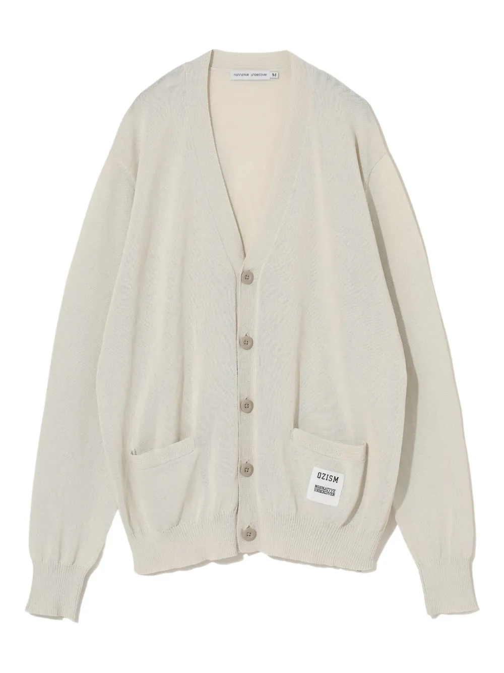Undercover zip-detailed cardigan | Neutrals | Image 1