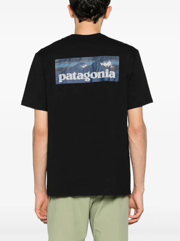 Patagonia Boardshort logo-print T-shirt | Black | FARFETCH