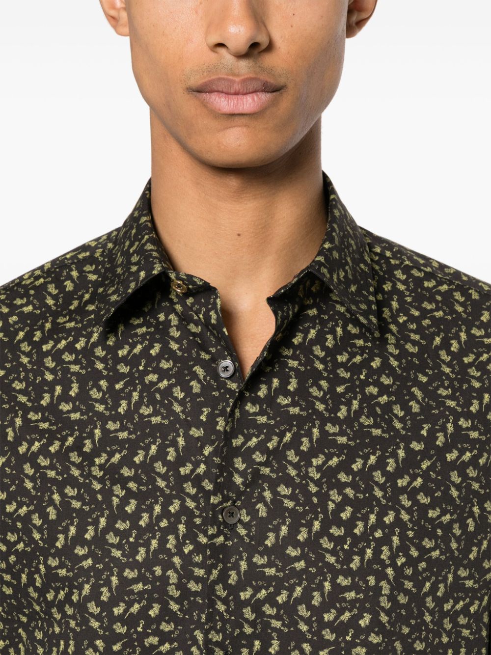 Paul Smith Overhemd met print Zwart