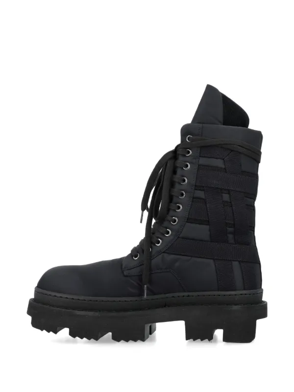 Rick Owens DRKSHDW Army Megatooth lace-up Boots - Farfetch