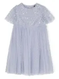 NEEDLE & THREAD KIDS sequin-embellished party dress - Blue