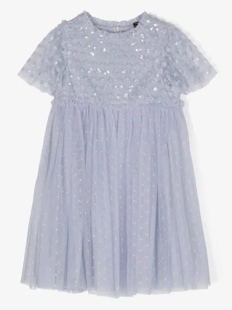 NEEDLE & THREAD KIDS Festliches Kleid mit Pailletten