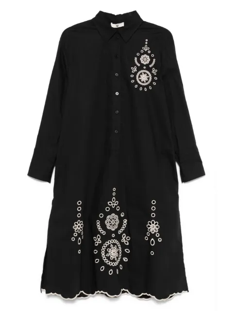 TWINSET embroidered shirt dress