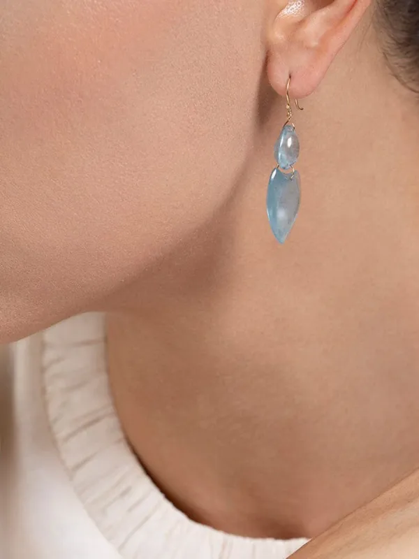 テンサウザンドシングス ピアス 真珠のドロップピアス ゴールド テン