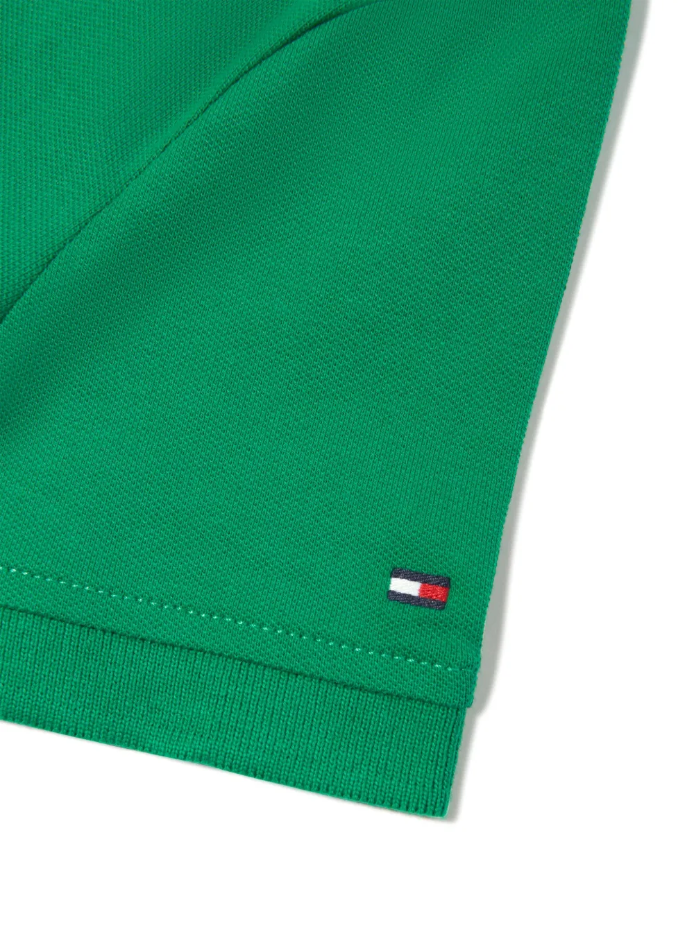 Shop Tommy Hilfiger Junior Th Established Polo Shirt In Green