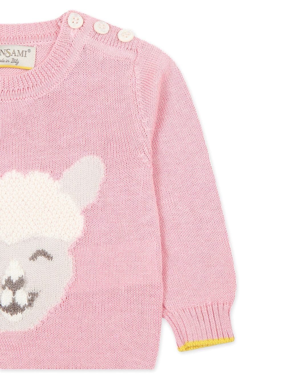 Shop Gensami Animal-motif Jumper In Pink