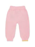 Gensami kids elasticated-waistband knitted trousers - Pink